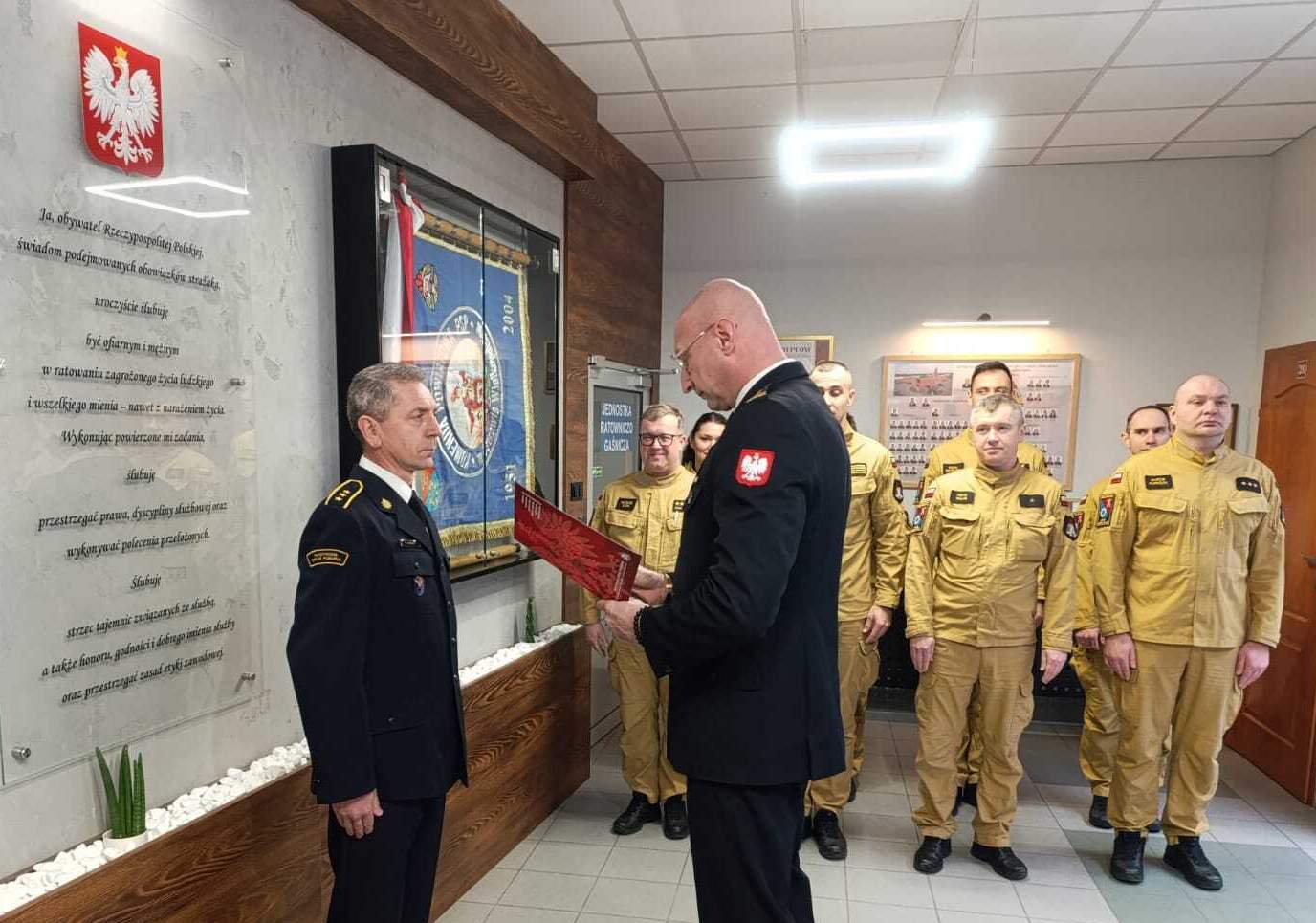 Nowy dowódca w ostrowskiej straży pożarnej