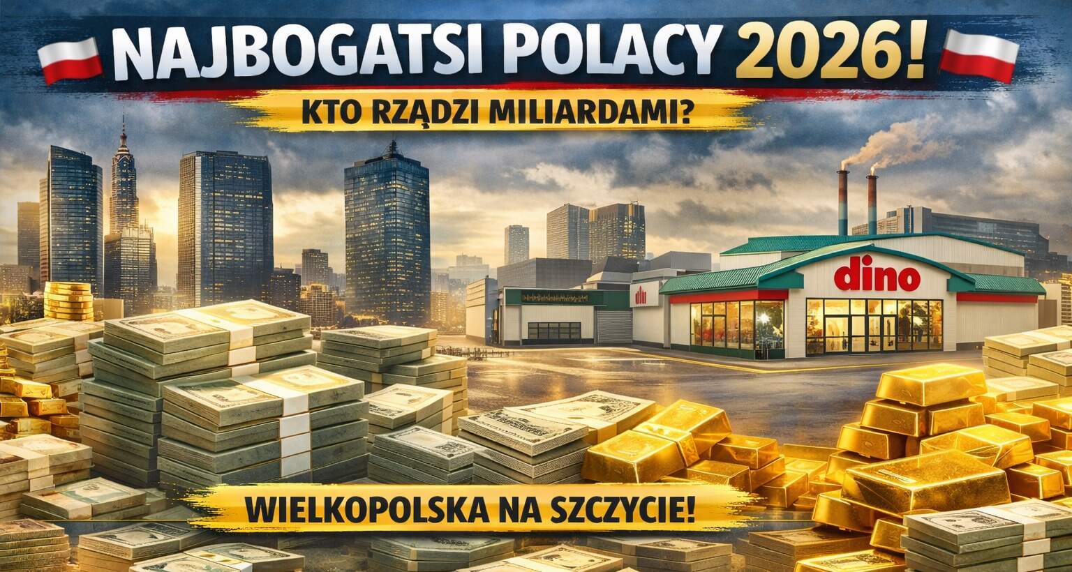 Najbogatsi Polacy. W czołówce regionalni mieszkańcy