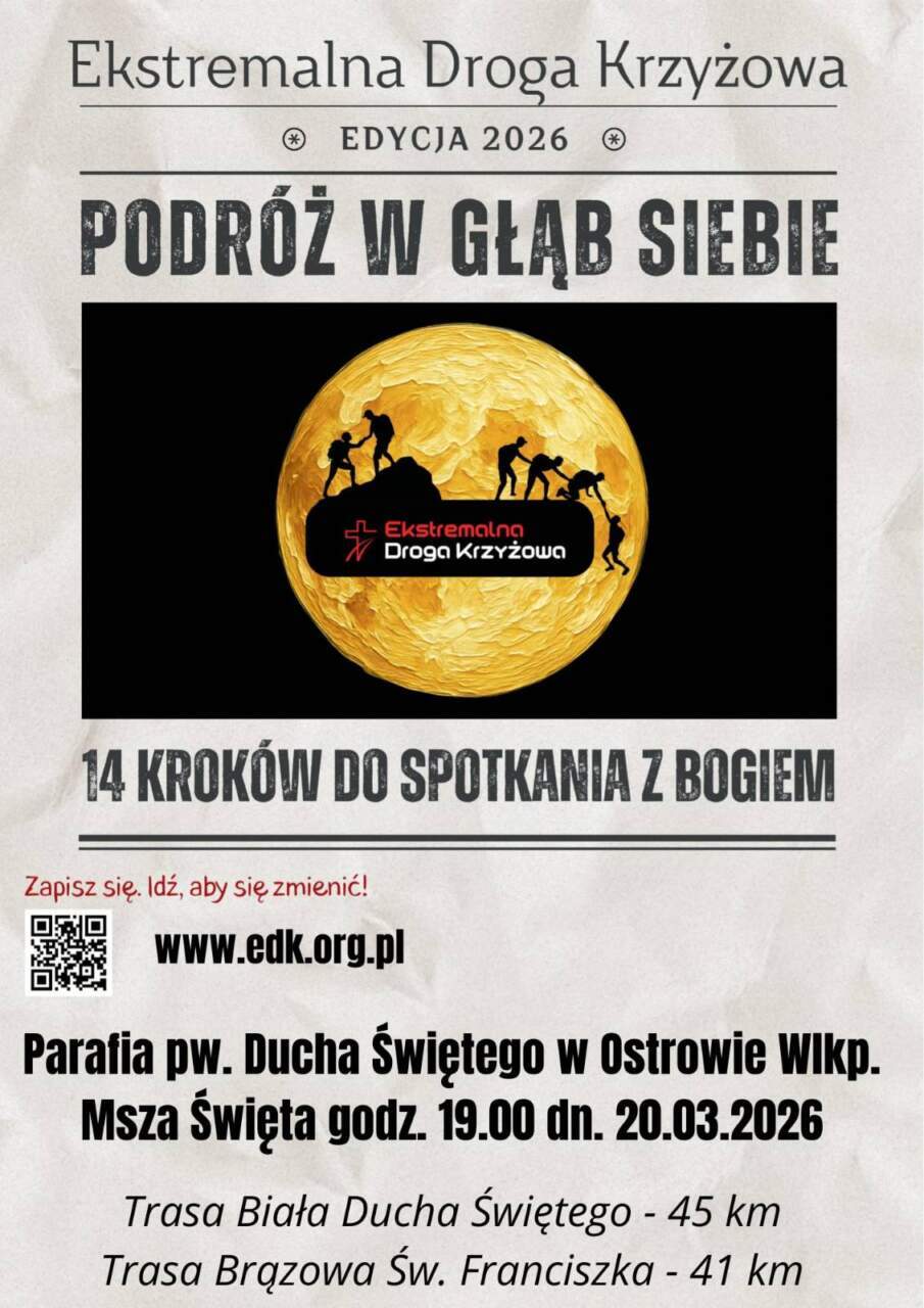 Przed nami Ekstremalna Droga Krzyżowa. Nocna wędrówka wiary