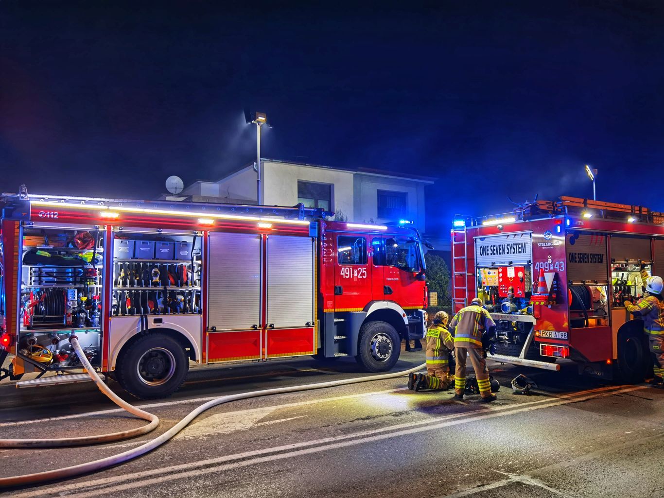 Kobieta w ciąży poszkodowana w pożarze. Winny papieros? (ZDJĘCIA)