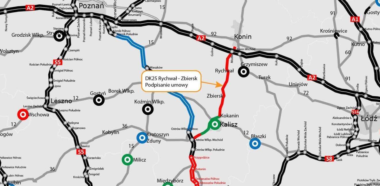 Połączenie Ostrowa Wielkopolskiego z autostradą coraz bliżej