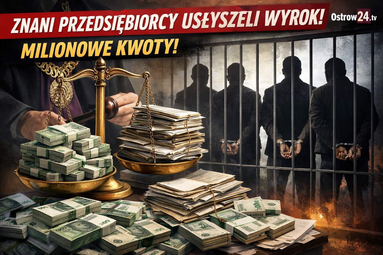 Ostrowska mafia VAT-owska usłyszała wyrok! Są znani przedsiębiorcy! Znamy szczegóły