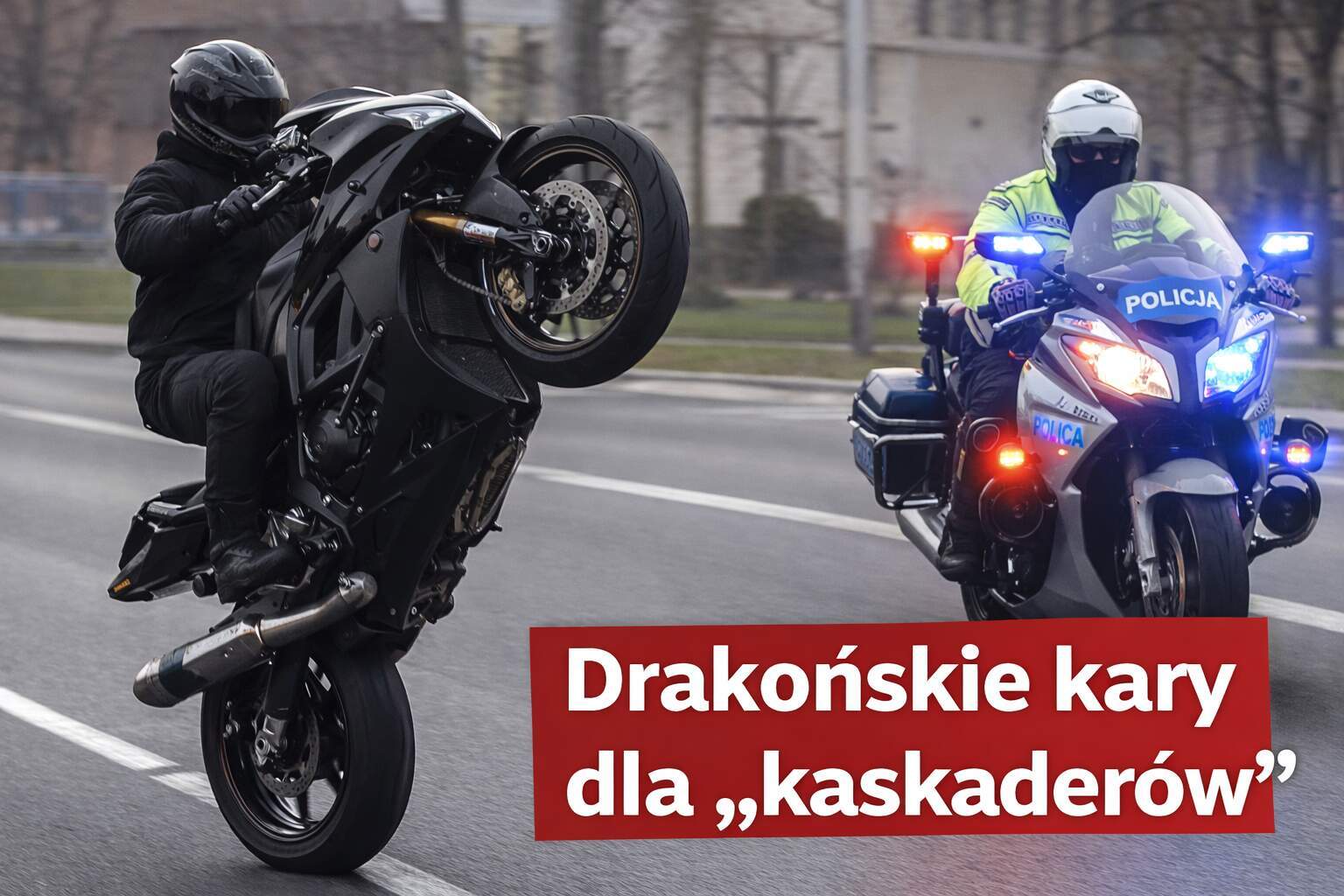 Od dziś koniec kaskaderskich popisów na drogach. Surowe kary