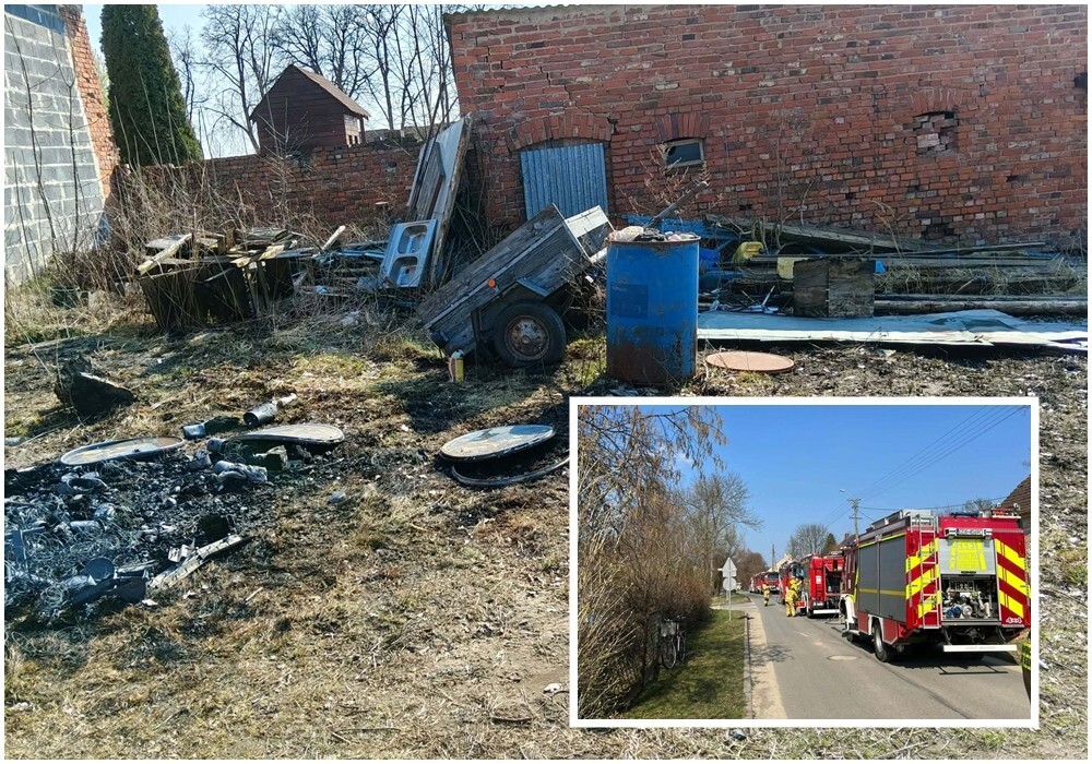 Podczas gaszenia pożaru odkryli ciało