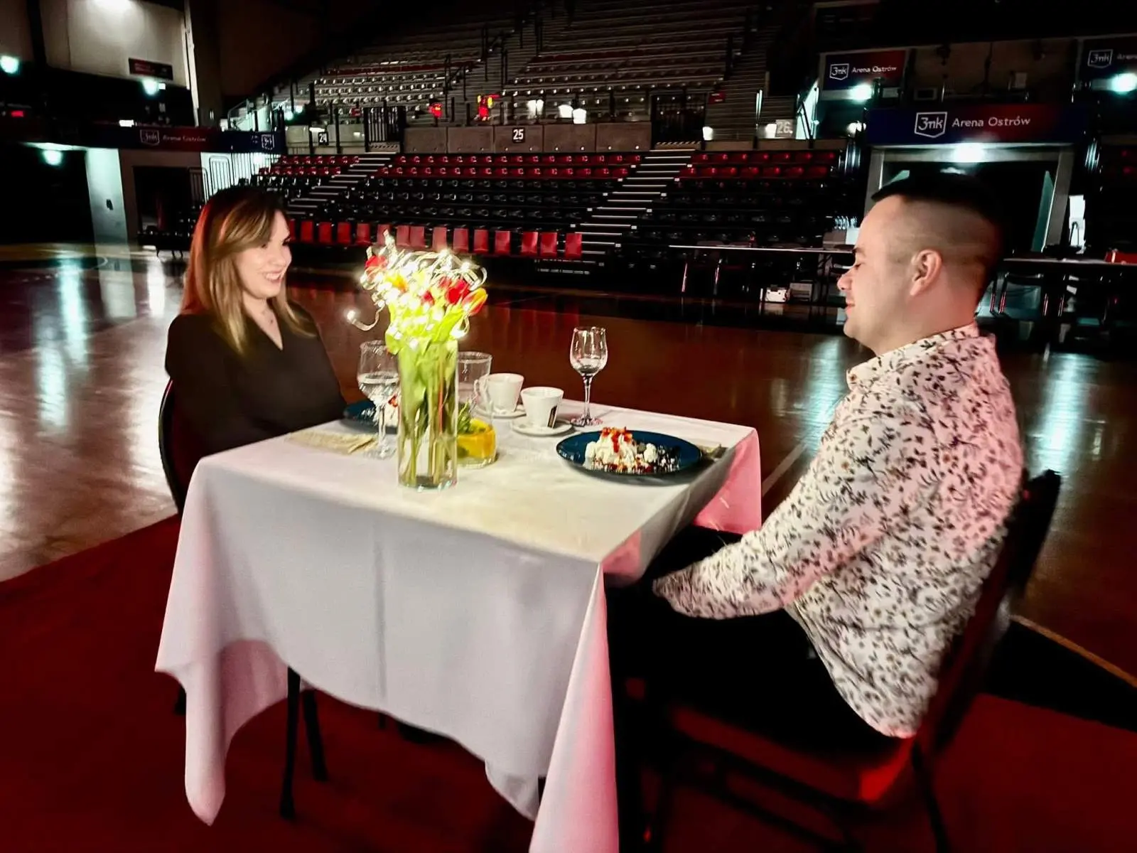 Magiczny i romantyczny wieczór na parkiecie 3mk Arena Ostrów