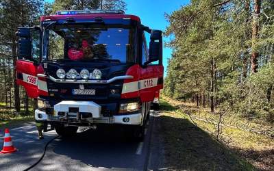 Spłonął samochód w drugi dzień Majówki