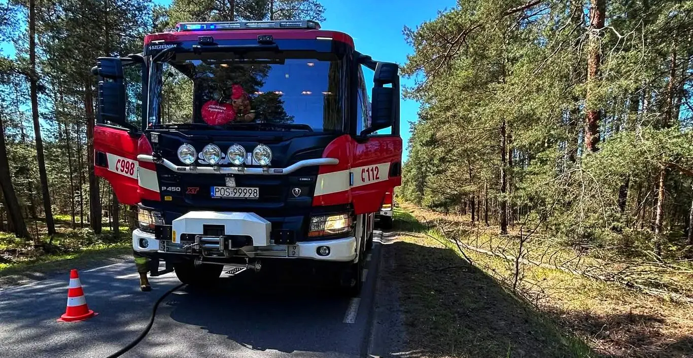 Spłonął samochód w drugi dzień Majówki