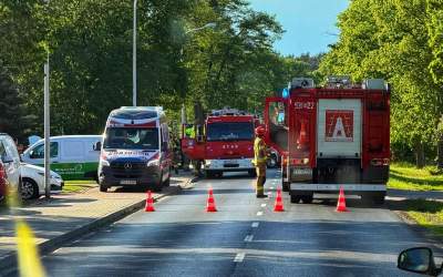 Zderzenie na trasie Ostrów Wlkp. – Raszków (ZDJĘCIA)