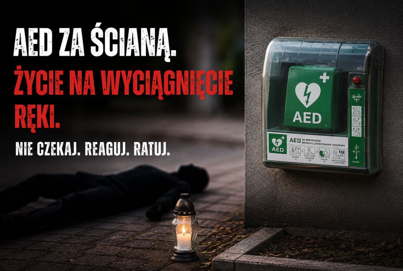 Tragedia obok targowiska. „Defibrylator był na wyciągnięcie ręki, ale życia nie udało się uratować”