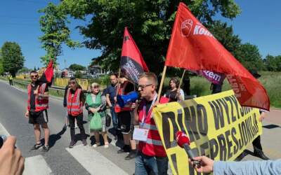 Dziś duży protest przed DINO – ZDJĘCIA