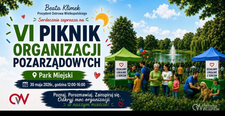 VI Piknik Organizacji Pozarządowych już w sobotę. Park Miejski zamieni się w centrum pasji i pomagania