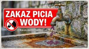 W Mikstacie woda nie jest do spożycia przez ludzi! bakterie-e-coli-woda