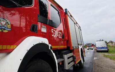 Uszkodzony gazociąg. Zagrożenie dla domów