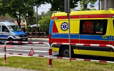 Rowerzystka jechała pod prąd? Potrącenie przy szpitalu