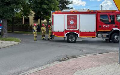 Rozbite auto z wypożyczalni (ZDJĘCIA)