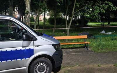 Eksplozja toalety przenośnej. Kebab był zbyt ostry? (ZDJĘCIA)