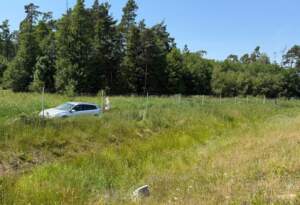 Wracali do domu. Przelecieli nad rowem na obwodnicy Ostrowa (ZDJĘCIA) 1000160247