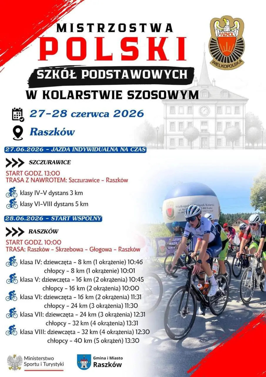Młodzi kolarze będą ścigać się blisko Ostrowa