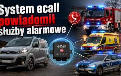Strażaków wezwał system ecall. Dojechali na koniec miejscowści i…