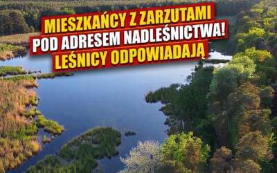 Spór o staw. Mieszkańcy oskarżają nadleśnictwo, leśnicy odpowiadają