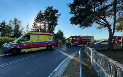 Wypadek dwóch motocyklistów. Jeden nie żyje (ZDJĘCIA)