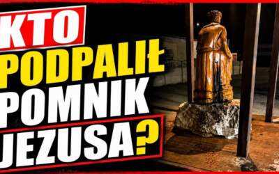 SZOK POD KOŚCIOŁEM! Ktoś podpalił figurę sakralną?