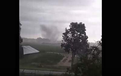 Wyglądało jak tornado! Niebezpieczne zjawisko