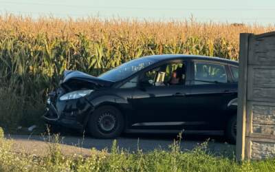 Kolizja na trasie Ostrów – Kalisz.