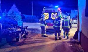 Wypadek na quadzie. Jechały 2 osoby 1000197561