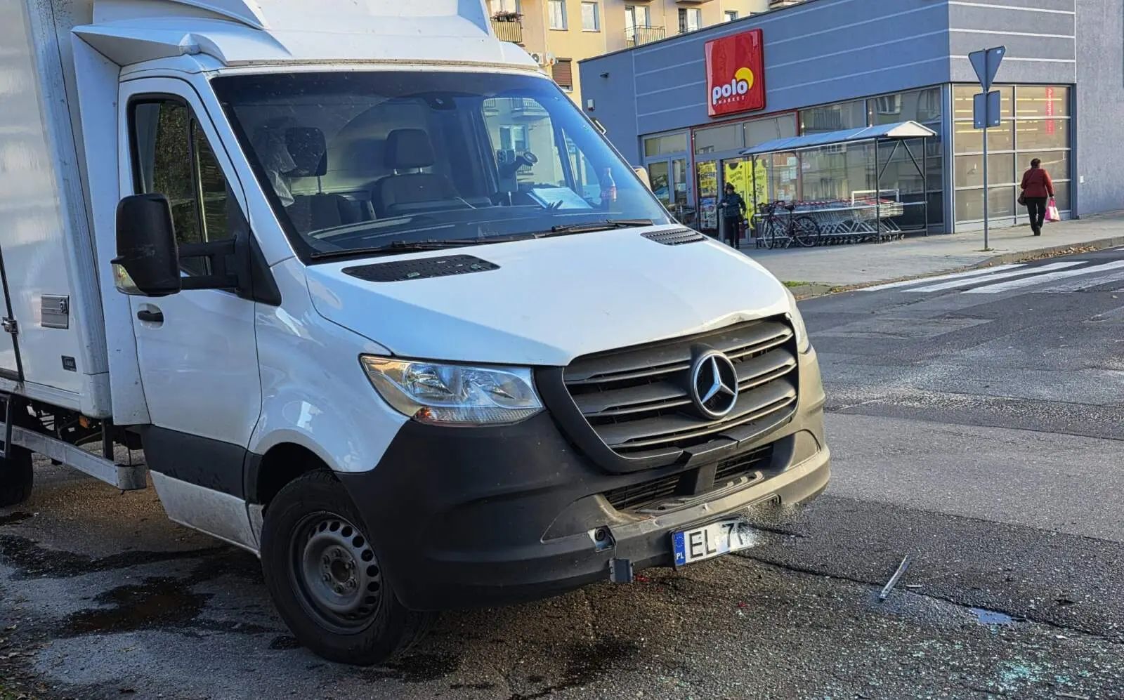 Zderzenie Punta i dostawczego z mięsem