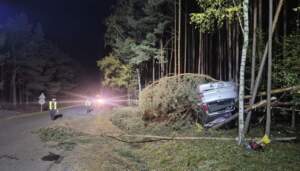 Groźne dachowanie. 2 osoby poszkodowane 1000198775