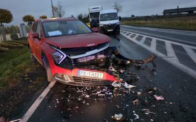 Wypadek na drodze z Ostrowa do Kalisza