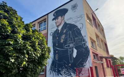 Wyjątkowy mural powstał na elewacji szkoły