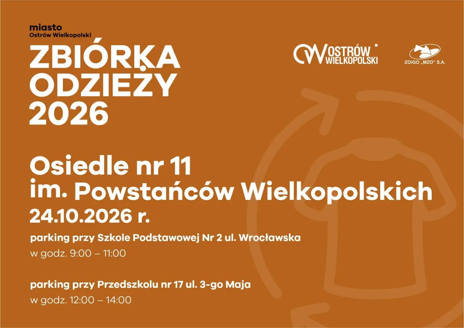 W sobotę ostatnia zbiórka odzieży – informacje