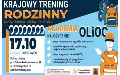 Jak reagować na alarmy i zadbać o bezpieczeństwo rodziny? W sobotę warsztaty