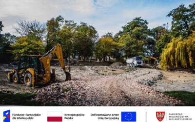 Park przy wieży ciśnień przechodzi metamorfozę