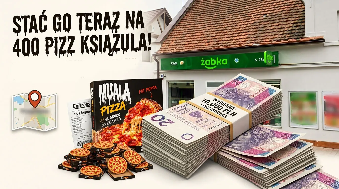 Stać go teraz na prawie 400 pizz Książula