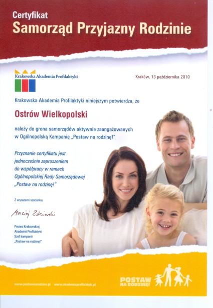 Ostrów przyjazny Rodzinie