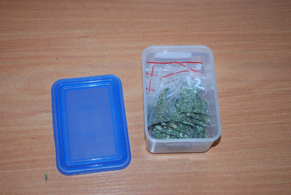 Marihuana w pudełku