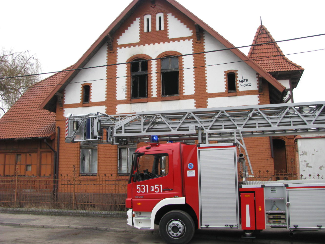 Spłonęła młodzieżowa melina