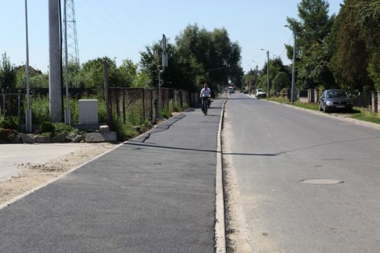 Ścieżka rowerowa na Okólnej