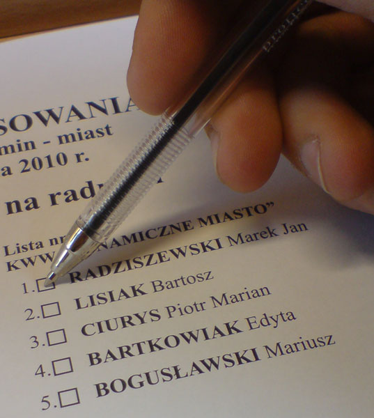Wyniki – Rada Miejska Ostrowa – 2010