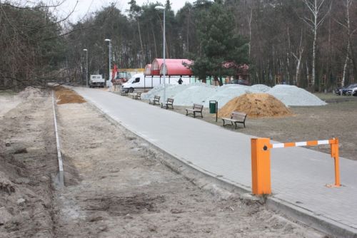 Rozbudowa ścieżki na Piaskach