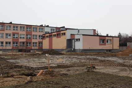 Trwają prace przy budowie sali sportowej przy SP 11